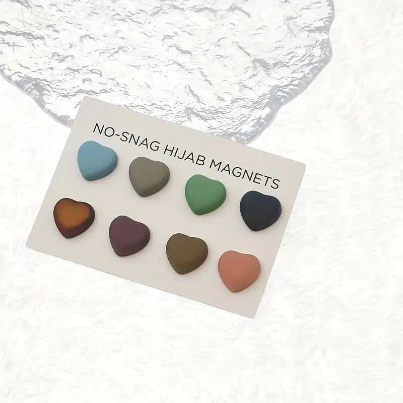 Heart Shape Hijab Magnets