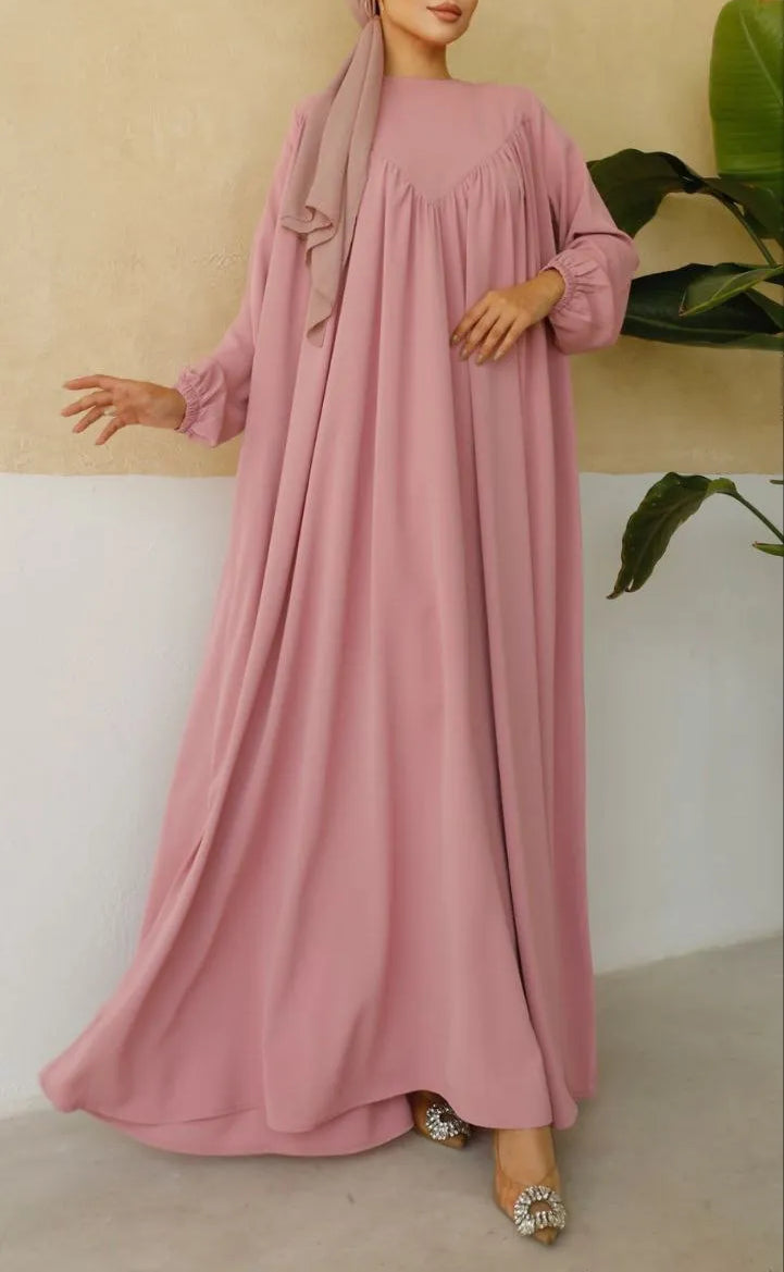 Detailed Hijab Abaya