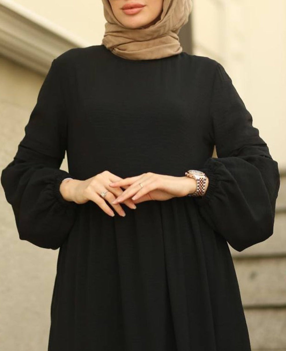 Frilled Layered Abaya - TwinkleLand