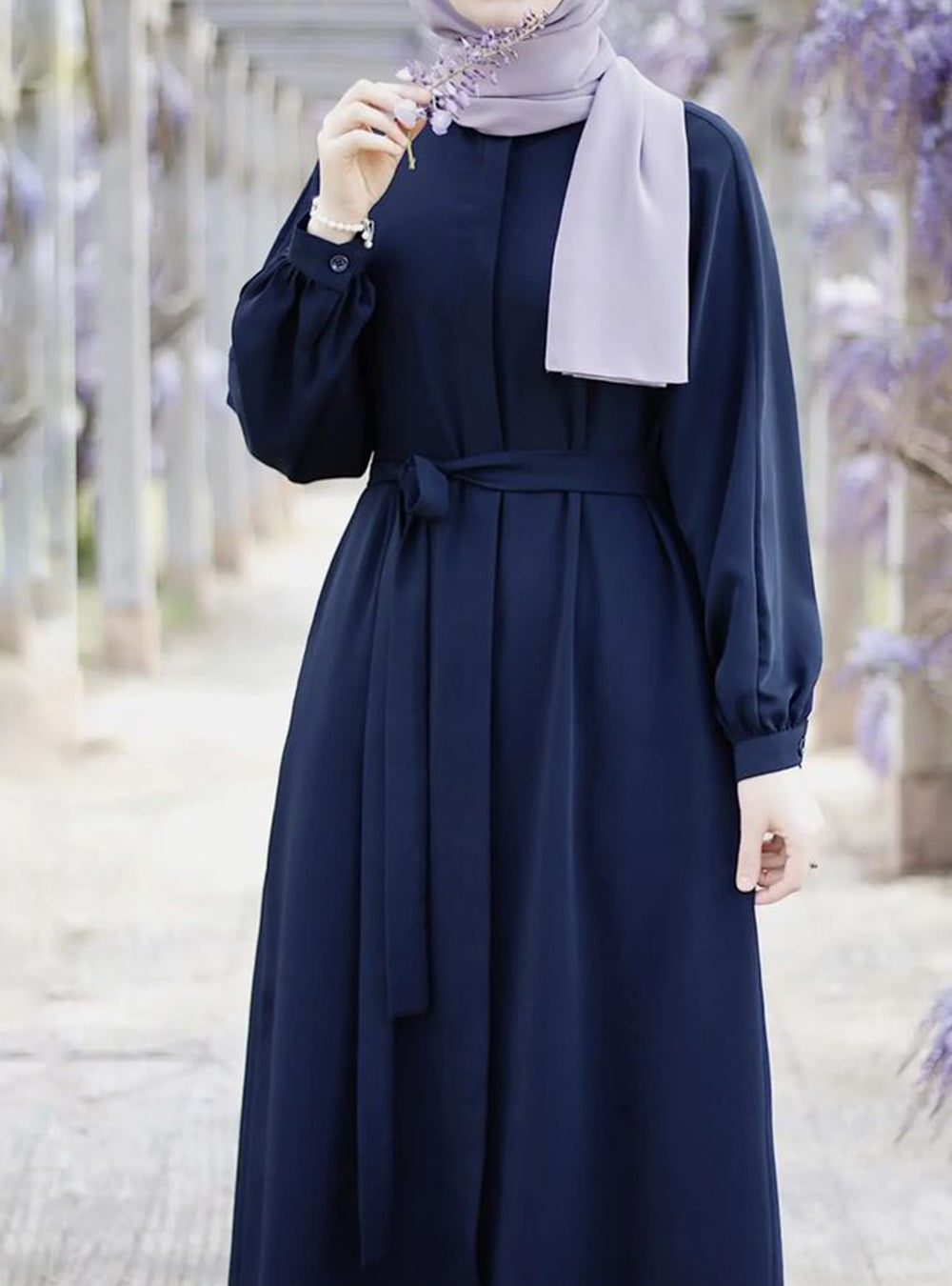 Open Belt Abaya - TwinkleLand