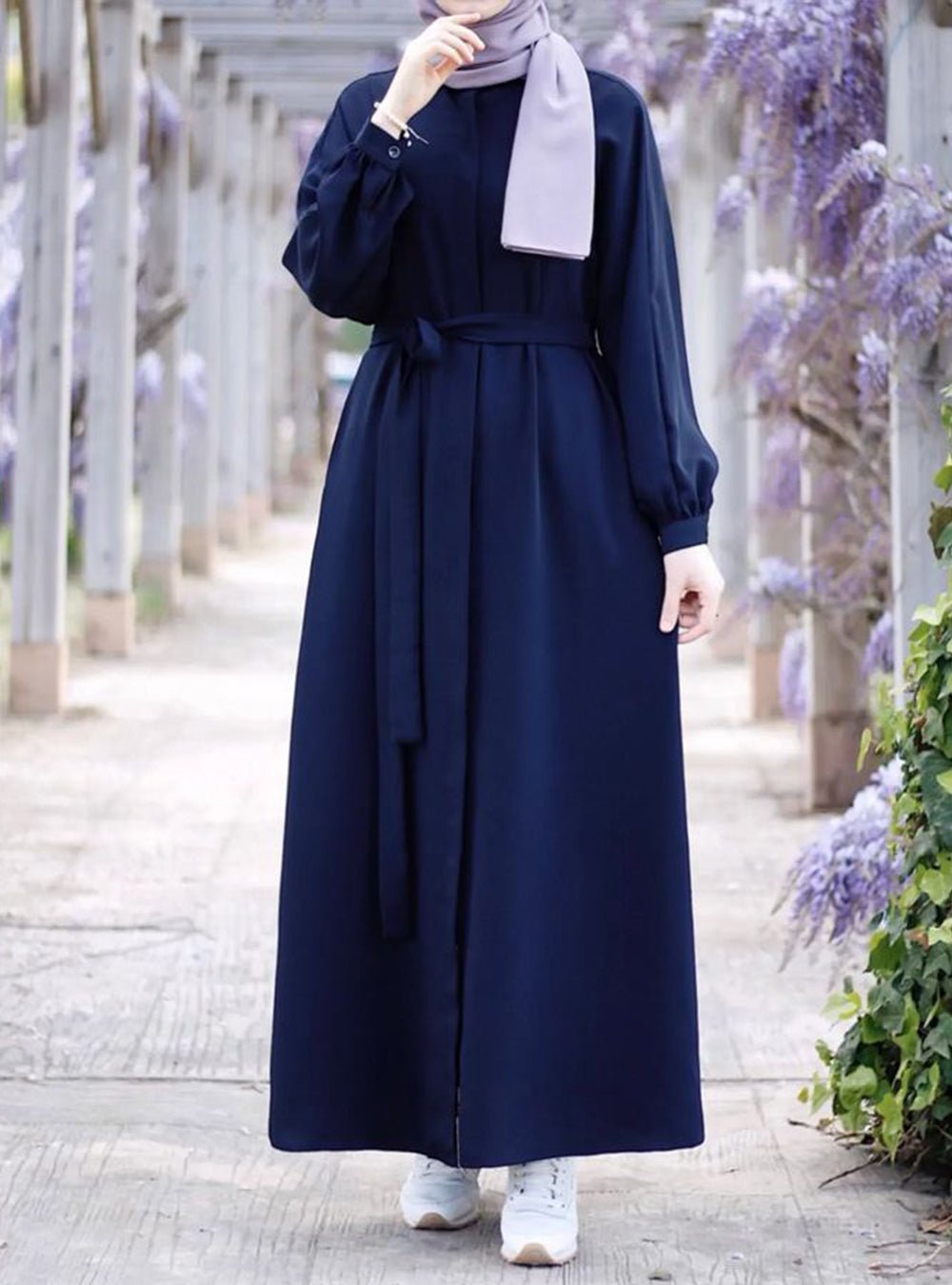 Open Belt Abaya - TwinkleLand