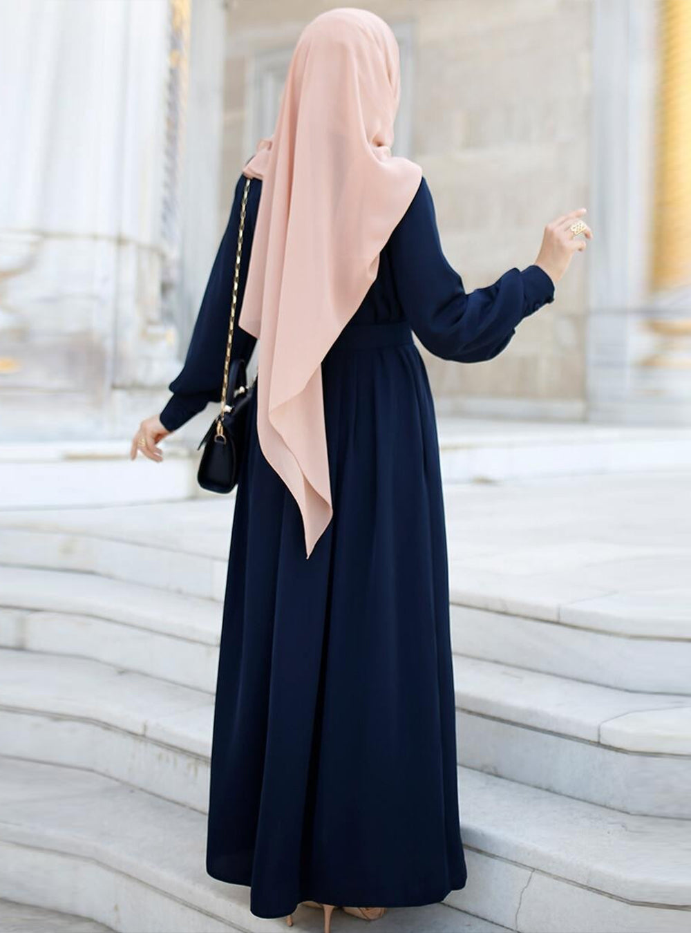 Elegant Pleated Abaya - TwinkleLand