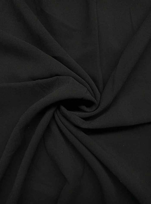 Georgette Hijab - Black - TwinkleLand